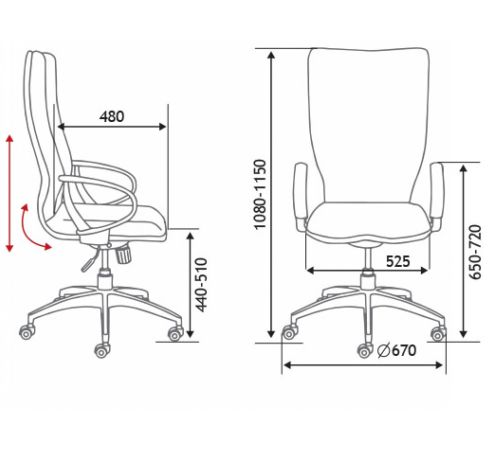 Кресло Norden IQ CX0898H-0-215 белый/зеленый