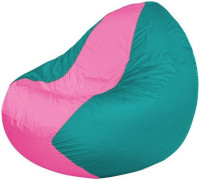 Кресло-мешок Flagman Classic К2.1-147 бирюзовый/розовый