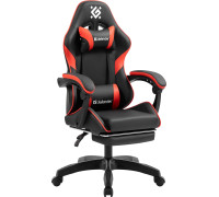 Игровое геймерское кресло Defender Serenity черный/красный