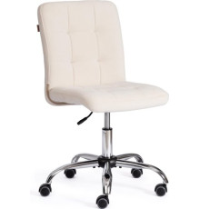 Офисное кресло TetChair Fiesta флок молочный