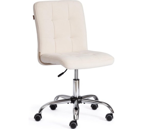 Офисное кресло TetChair Fiesta флок молочный