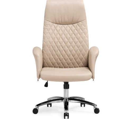 Офисное кресло Woodville Avrora бежевый/коричневый