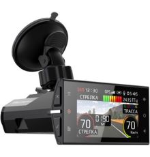 Видеорегистратор-радар детектор-GPS информатор 3в1 SilverStone F1 Hybrid S-BOT PRO Wi-Fi Doppler Edition