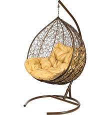 Подвесное кресло BiGarden Gemini коричневый/бежевый