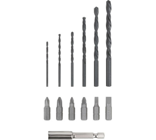 Ударная дрель-шуруповерт FIT 79903 с 2-мя АКБ, кейс