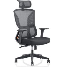 Офисное кресло SitZone U-065A сетка/ткань, черный