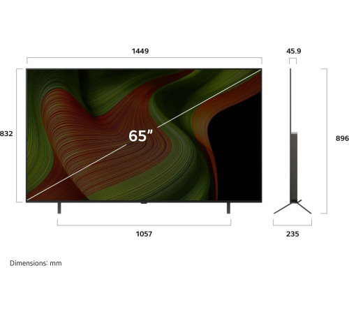 OLED телевизор LG OLED AI B5 OLED65B5RLA