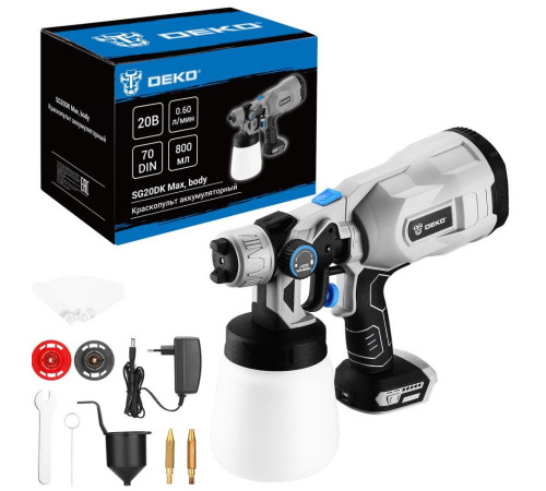 Краскораспылитель Deko SG20DK Max 083-1134 без АКБ