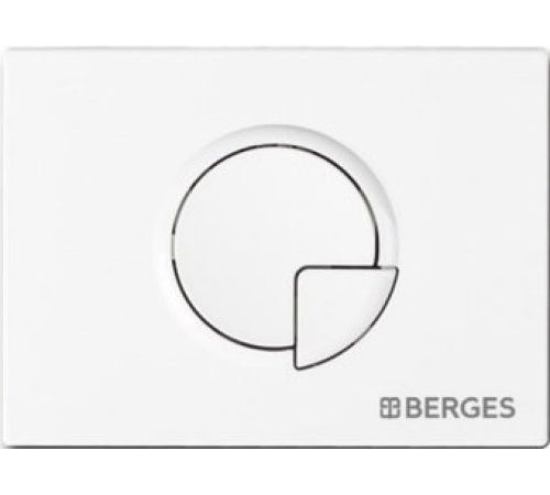 Панель смыва Berges Wasserhaus Novum R4 Soft Touch белый