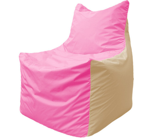Кресло-мешок Flagman Фокс Ф2.1-196 розовый/бежевый