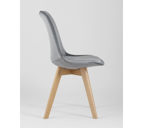 Стул Stool Group Frankfurt велюр серый