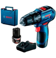 Ударная дрель-шуруповерт Bosch GSB 12V-30 Professional 06019G9100 с 2-мя АКБ, кейс