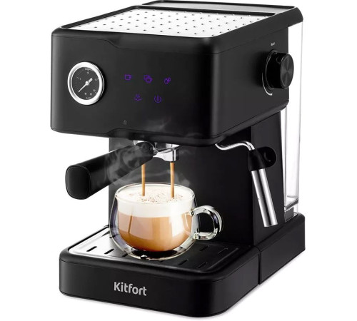 Рожковая кофеварка Kitfort KT-7124