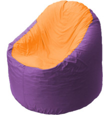Кресло-мешок Flagman Bravo B1.1-38 фиолетовый/оранжевый