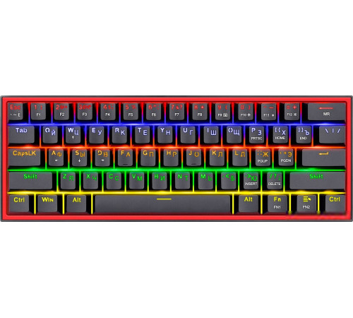 Клавиатура Redragon Fizz черный/красный