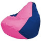 Кресло-мешок Flagman Груша Мини L Г0.1-195 розовый/синий