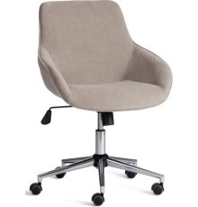 Офисное кресло TetChair Dublin хром/вельвет серый