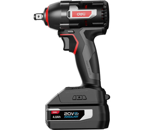 Гайковерт Deli RS DE231 с 2-мя АКБ, кейс