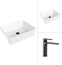 Умывальник Lauter 21675 + Reef 21CK678BS