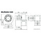 Радиальный вентилятор ERA Pro Buran 140 2K M L