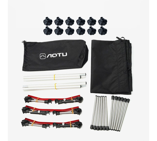 Раскладушка AOTU AT6758 черный