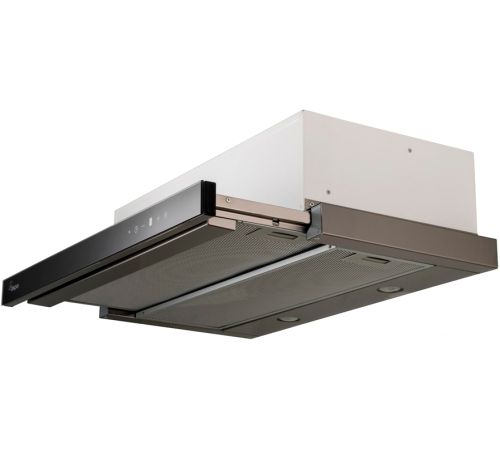Кухонная вытяжка Akpo Light Touch Glass Twin II 60 WK-7 черное стекло/нержавеющая сталь