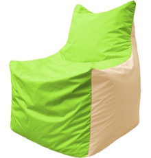 Кресло-мешок Flagman Фокс Ф2.1-162 салатовый/бежевый