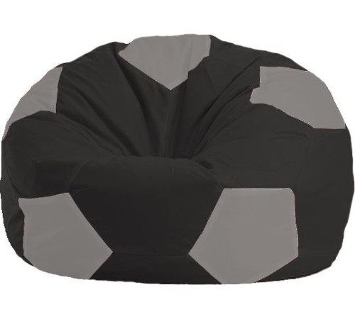 Кресло-мешок Flagman Мяч Стандарт М1.1-473 черный/серый