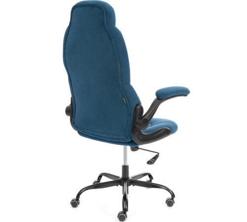 Офисное кресло TetChair Bazuka metalBL велюр, синий, 32