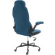 Офисное кресло TetChair Bazuka metalBL велюр, синий, 32