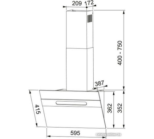 Кухонная вытяжка Franke Sterling BK 60 330.0702.955