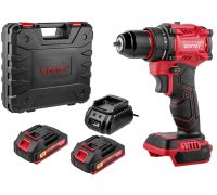 Дрель-шуруповерт Wortex LX BD 1815-1 Li ALL1 XLT 1333697 с 2-мя АКБ, кейс