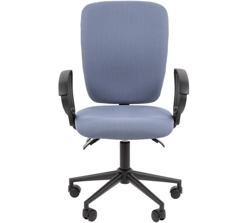 Офисное кресло CHAIRMAN 9801 Black Т02, голубой