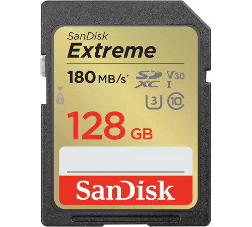 Карта памяти SanDisk Extreme SDXC SDSDXVA-128G-GNCIN 128GB