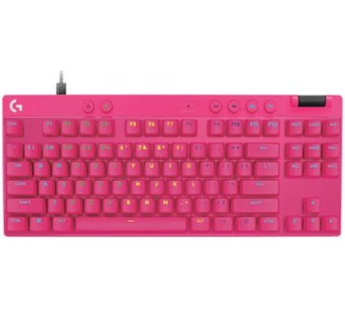 Клавиатура Logitech G Pro X TKL Rapid 920-013255 розовый, нет кириллицы