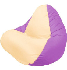 Кресло-мешок Flagman Relax Г4.1-024 сиреневый/бежевый