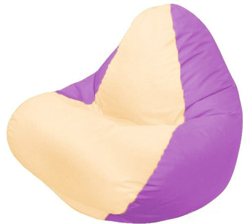 Кресло-мешок Flagman Relax Г4.1-024 сиреневый/бежевый