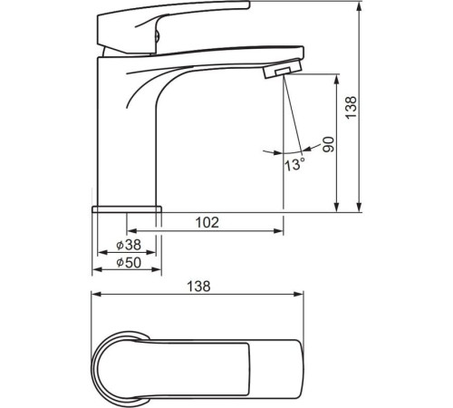Смеситель Damixa Eclipse 480210000