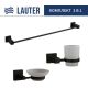Набор аксессуаров для ванной Lauter 21SH6062 + 21SH6052 + 21SH6012 Matt Black, 3 предмета