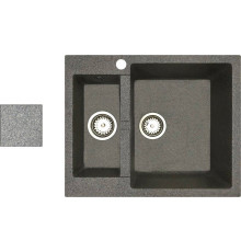 Кухонная мойка БелЭворс Duet R серый, без сифона