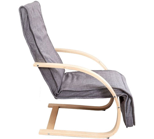 Интерьерное кресло AksHome Grand ткань, серый