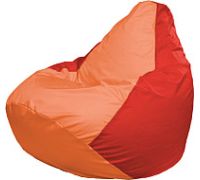 Кресло-мешок Flagman Груша Мега XXXL Г3.1-217 оранжевый/красный