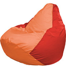 Кресло-мешок Flagman Груша Мега XXXL Г3.1-217 оранжевый/красный