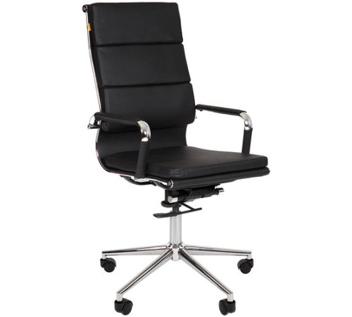 Офисное кресло CHAIRMAN 750 экокожа, черный