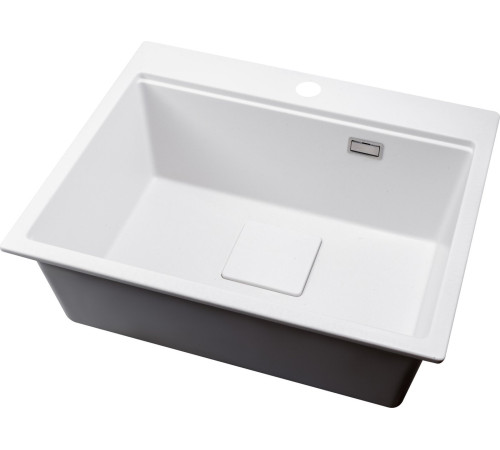 Кухонная мойка Marblan Comfort 60 иней, с сифоном