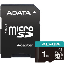 Карта памяти ADATA Premier Pro AUSDX1TUI3V30SA2-RA1 microSDXC 1TB с адаптером