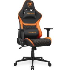Игровое геймерское кресло Cougar Armor One V2 F черный/оранжевый