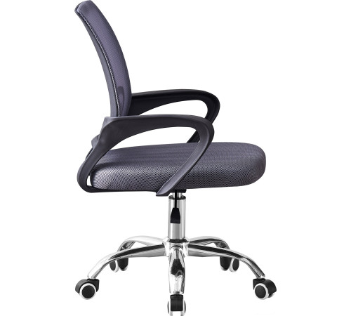 Кресло Mio Tesoro Виола 695 серый/черный