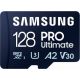 Карта памяти Samsung PRO Ultimate microSDXC 128GB с адаптером