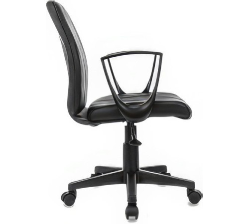 Кресло Бюрократ CH-327 черный экокожа